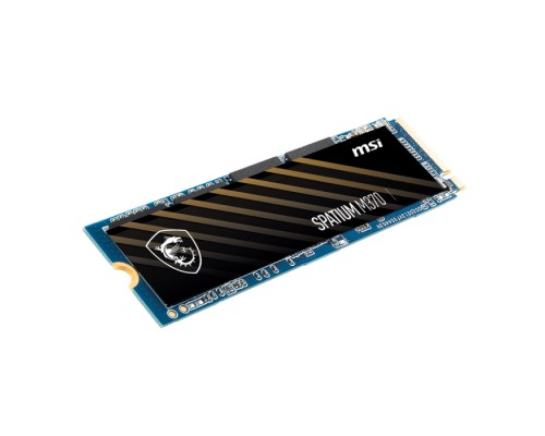 Жесткий диск 128GB SSD NVMe M.2 MSI SPATIUM M370 (S78-4406NR0-P83) PCIe Gen3x4 with NVMe, 1800/560, IOPS 102/130K, MTBF 1.5M, 3D NAND, 75TBW, 0,32DWPD, RTL (003216)