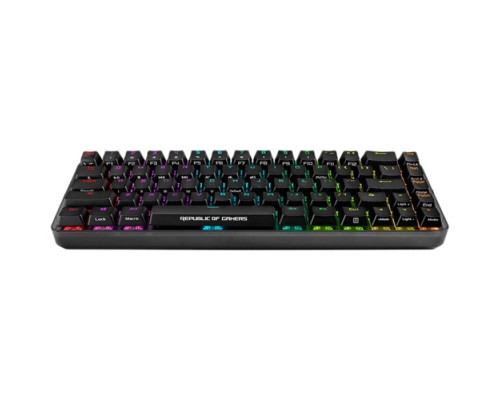 Клавиатура ASUS ROG Falchion 90MP01Y0-BKRA01 механическая, беспроводная/проводная, Cherry MX RGB, 2.4 ГГц/USB, без Numpad, RGB подсветка, черная