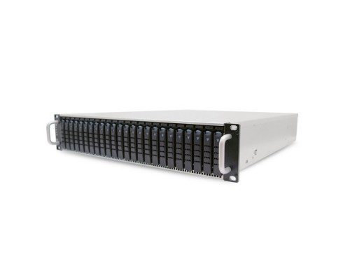 Корпус J2024-02-03X_XJ1-20242-07 J2024-02, 2U, 24xSATA/SAS HS 2,5 bay, hot swap JBOD, 2xSAS 12G expander with 3xSFF-8644, 2xBMC, 549W 1+1 redundant 80+ Platinum,  w/o rails, w/o bezel