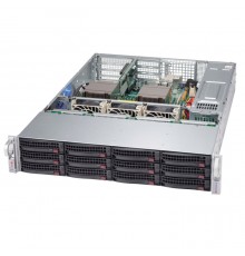 Корпус SuperMicro CSE-826BE1C-R920WB 2U, WIO, E-ATX, 920 Вт, 12x 3.5-inch SAS3/SATA3 HDD/SSD w/1 Expander, черный                                                                                                                                         