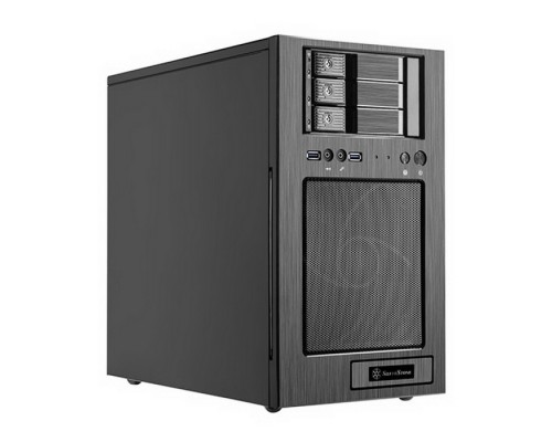 Корпус SST-CS330B Case Storage Micro-ATX Tower Computer Case, support 7x 3.5 or 2.5 Hot-Swap HDD Bays + 1x 3,5 or 2,5, black internal and black outside