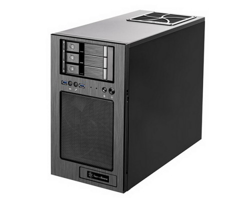 Корпус SST-CS330B Case Storage Micro-ATX Tower Computer Case, support 7x 3.5 or 2.5 Hot-Swap HDD Bays + 1x 3,5 or 2,5, black internal and black outside