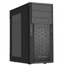 Корпус SST-PS13B Precision Midi Tower ATX Silent Computer Case, with Window, black                                                                                                                                                                        