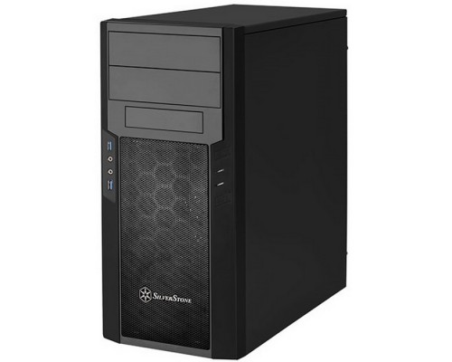 Корпус SST-PS13B Precision Midi Tower ATX Silent Computer Case, with Window, black