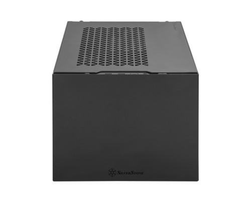 Корпус SST-SG15B Mini-ITX корпус-куб с алюминиевой передней панелью black (811246)