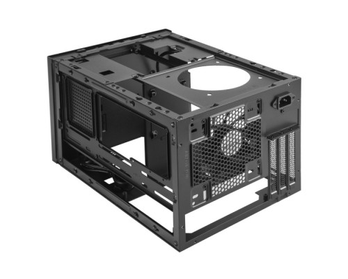 Корпус SST-SG15B Mini-ITX корпус-куб с алюминиевой передней панелью black (811246)