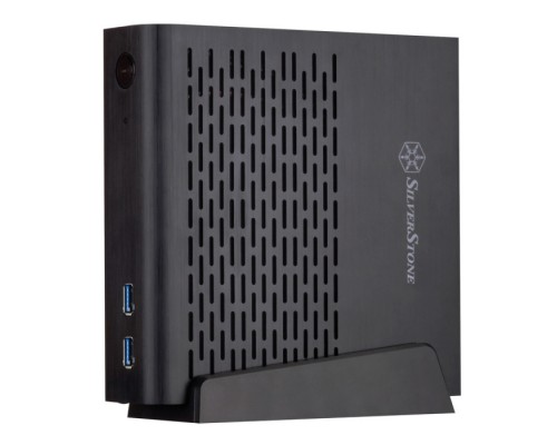 Корпус SST-PT13B-USB3.0 Petit Thin Mini-ITX Silent Computer Case, USB3.0, Black