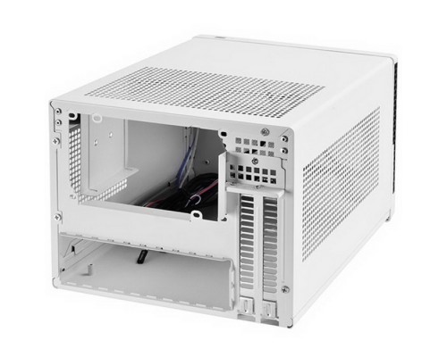 Корпус SST-SG13WB-Q (USB 3.0) Sugo Mini-ITX Compact Computer Cube Case, Plastic Front Panel with Faux Aluminum Finish, black white, RTL