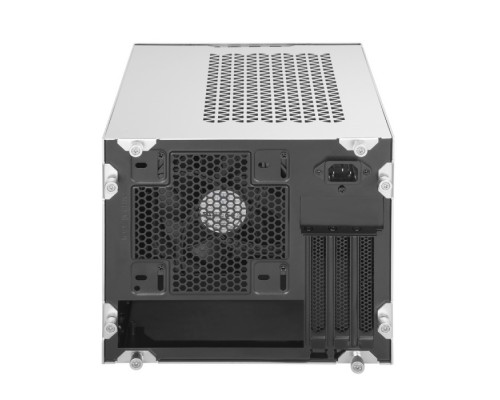 Корпус SST-SG15S Mini-ITX корпус-куб с алюминиевой передней панелью silver (811239)