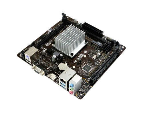 Материнская плата J4125NHU, Intel® Quad-Core Celeron® J4125 (2.7 GHz), 2xDDR4-2400, D-SUB+HDMI, 1xPCI-Ex1, 2xSATA3, 1xM.2, 8 Ch Audio, GLan, (2+4)xUSB2.0, (2+0)xUSB3.2, 1xPS/2, Mini-ITX, RTL   (685581)