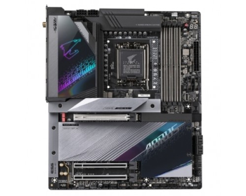 Материнская плата Z790 AORUS MASTER Socket 1700, Intel®Z790, 4xDDR5-4800, 3xPCI-Ex16, 4xSATA3(RAID 0/1/5/10), 5xM.2, 8Ch Audio, 1x10GbLan, WiFi, (0+4)xUSB2.0, (11+4)xUSB3.2, (3+1)xUSB3.2 Type-C™, ATX, RTL