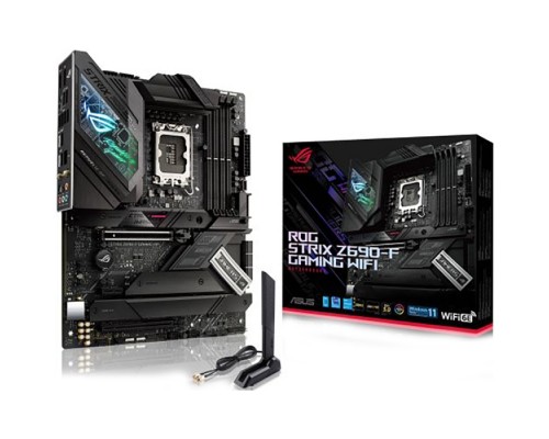 Материнская плата ROG STRIX Z690-F GAMING WIFI LGA1700 ATX 4xDDR5 2xPCIEx16 1xPCIEx1 4xM.2 HDMI DP 2.5GLAN WIFI (441762)