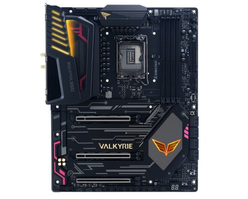 Материнская плата Z690A VALKYRIE, Socket 1700, Intel®Z690, 4xDDR4-3200, HDMI+HDMI+DP+DP, 3xPCI-Ex16, 8xSATA3(RAID 0/1/5/10), 1xM.2, 8Ch Audio, 1x2.5GbLan, WiFi, (0+4)xUSB2.0, (7+2)xUSB3.2, (1+1)xUSB3.2 Type-C™, 1xPS/2,  ATX, RTL (685611)