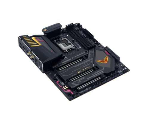 Материнская плата Z690A VALKYRIE, Socket 1700, Intel®Z690, 4xDDR4-3200, HDMI+HDMI+DP+DP, 3xPCI-Ex16, 8xSATA3(RAID 0/1/5/10), 1xM.2, 8Ch Audio, 1x2.5GbLan, WiFi, (0+4)xUSB2.0, (7+2)xUSB3.2, (1+1)xUSB3.2 Type-C™, 1xPS/2,  ATX, RTL (685611)