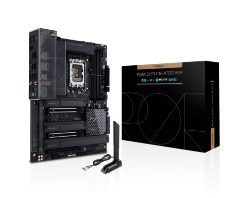 Материнская плата PROART Z690-CREATOR WIFI LGA1700 ATX 4xDDR5 3xPCIEx16 4xM.2 HDMI USBC 10GLAN WLAN (460732)