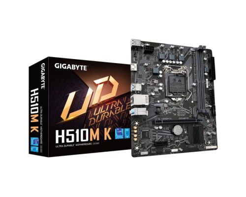 Материнская плата H510M K, Socket 1200, Intel®H510, 2xDDR4-3200, HDMI, 1xPCI-Ex16, 1xPCI-Ex1, 2xSATA3, 1xM.2, 8 Ch Audio, GLan, (4+2)xUSB2.0, (2+2)xUSB3.2, mATX, RTL