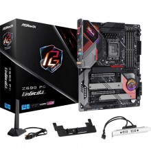 Материнская плата Z690 PG Velocita, Socket 1700, Intel®Z690, 4xDDR5-4400, HDMI+DP, 3xPCI-Ex16, 1xPCI-Ex1, 6xSATA3 (RAID 0/1/5/10), 4xM.2, 8 Ch Audio, 1xGLan, 1x2.5GLan, WiFi, (2+2)xUSB2.0, (7+4)xUSB3.2, (1+1)xUSB3.2 Type-C™, 1xPS2, ATX, RTL (936104) 