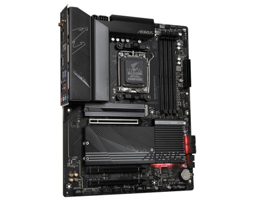 Материнская плата B650 AORUS ELITE AX, Socket AM5, AMD B650, 4xDDR5-5200, HDMI+DP, 3xPCI-Ex16, 4xSATA3(RAID 0/1/10), 3xM.2, 8 Ch Audio, 2.5GLan, WiFi, (4+4)xUSB2.0, (7+2)xUSB3.2, (0+1)xUSB3.2 Type-C™, ATX, RTL  (849375)