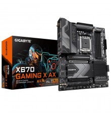 Материнская плата X670 GAMING X AX, Socket AM5, AMD X670, 4xDDR5-5200, HDMI, 3xPCI-Ex16, 4xSATA3(RAID 0/1/10), 4xM.2, 6 Ch Audio, 1x2,5GLan, WiFi, (4+4)xUSB2.0, (8+4)xUSB3.2, (1+1)xUSB3.2 Type-C™, ATX, RTL  (848965)                                   