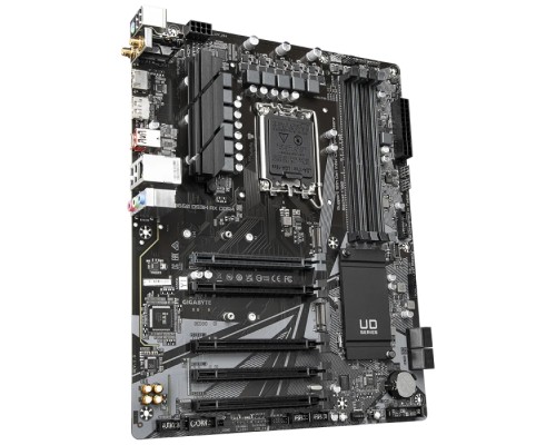 Материнская плата B660 DS3H AX DDR4, Socket 1700, Intel®B660, 4xDDR4-3200, HDMI+DP, 5xPCI-Ex16, 4xSATA3(RAID 0/1/5/10), 2xM.2, 8Ch Audio, GLan, WiFi, (4+4)xUSB2.0, (1+2)xUSB3.2, (1+1)xUSB3.2 Type-C™, 1xPS/2, ATX, RTL  (833381)