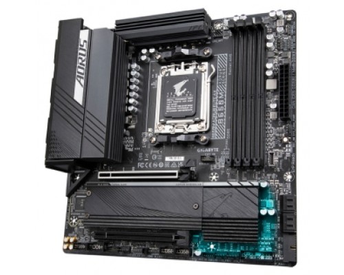 Материнская плата B650M AORUS ELITE AX, Socket AM5, AMD B650, 4xDDR5-5200, HDMI+DP, 2xPCI-Ex16, 4xSATA3(RAID 0/1/10), 2xM.2, 8 Ch Audio, 2.5GLan, WiFi, (4+4)xUSB2.0, (7+2)xUSB3.2, (1+1)xUSB3.2 Type-C™, mATX, RTL  (849399)