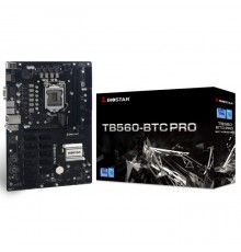 Материнская плата TB560-BTC PRO, Socket 1200, Intel®B560, 2xDDR4-2933, D-SUB+HDMI, 1xPCI-Ex16, 11xPCI-E16x1, 4xSATA3, 1xM.2, 8 Ch Audio, GLan, (2+4)xUSB2.0, (4+2)xUSB3.1, 2xPS/2, ATX, RTL   (685918)                                                    