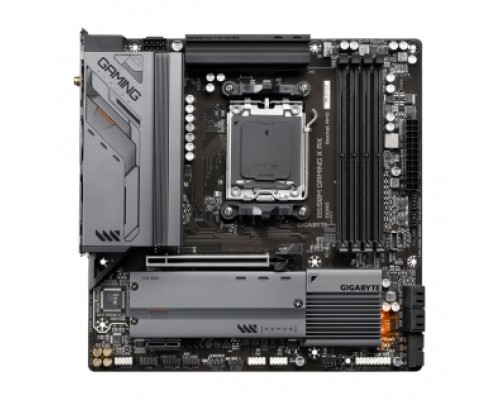 Материнская плата B650M GAMING X AX, Socket AM5, AMD B650, 4xDDR5-5200, HDMI+DP+DP, 1xPCI-Ex16, 1xPCI-Ex1, 4xSATA3(RAID 0/1/10), 2xM.2, 8 Ch Audio, 2.5GLan, WiFi, (4+4)xUSB2.0, (3+2)xUSB3.2, (1+1)xUSB3.2 Type-C™, 1xPS/2, mATX, RTL  (849993)