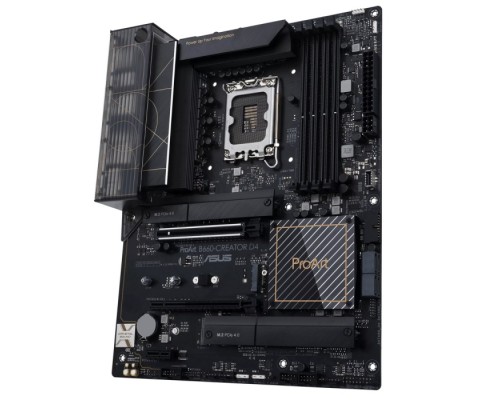 Материнская плата PROART B660-CREATOR D4 LGA1700 ATX 4xDDR4 2xPCIEx16 PCIEx1 3xM.2 HDMI DP 2.5GLAN RTL  (518518)