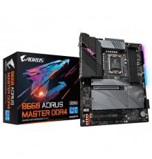 Материнская плата B660 AORUS MASTER DDR4, Socket 1700, Intel®B660, 4xDDR4-3200, HDMI+DP, 3xPCI-Ex16, 4xSATA3(RAID 0/1/5/10), 3xM.2, 8Ch Audio, 2,5GbLan, WiFi, (4+4)xUSB2.0, (5+2)xUSB3.2, (1+1)xUSB3.2 Type-C™, ATX, RTL  (829988)                       