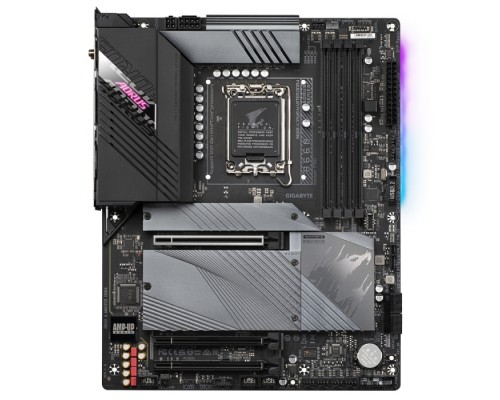 Материнская плата B660 AORUS MASTER DDR4, Socket 1700, Intel®B660, 4xDDR4-3200, HDMI+DP, 3xPCI-Ex16, 4xSATA3(RAID 0/1/5/10), 3xM.2, 8Ch Audio, 2,5GbLan, WiFi, (4+4)xUSB2.0, (5+2)xUSB3.2, (1+1)xUSB3.2 Type-C™, ATX, RTL  (829988)