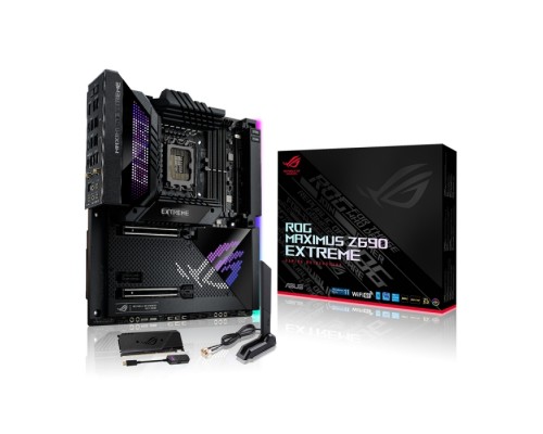 Материнская плата ROG MAXIMUS Z690 EXTREME LGA1700 EATX 4xDDR5 2xPCIEx16 PCIEx1 5xM.2 HDMI USBC 2.5GLAN RTL (462743)