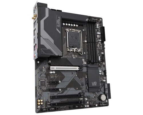 Материнская плата Z790 UD AX, Socket 1700, Intel®Z790, 4xDDR5-4800, HDMI+DP, 3xPCI-Ex16, 2xPCI-Ex1, 6xSATA3(RAID 0/1/5/10), 3xM.2, 8Ch Audio, 2,5GbLan, WiFi, (4+4)xUSB2.0, (5+2)xUSB3.2, (1+1)xUSB3.2 Type-C™, 1xPS/2, ATX, RTL