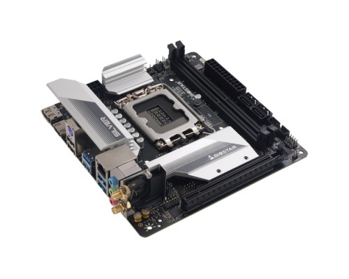 Материнская плата B660T-SILVER, Socket 1700, Intel®B660, 2xDDR4-3200, HDMI+DP, 1xPCI-Ex16, 4xSATA3, 2xM.2, 8Ch Audio, 1x2,5GLan, (2+2)xUSB2.0, (4+2)xUSB3.2, 1xPS/2, Mini ITX, RTL