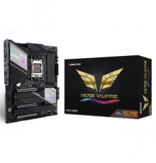 Материнская плата X670E VALKYRIE, Socket AM5, AMD X670, 4xDDR5-4800, HDMI+DP, 3xPCI-Ex16, 6xSATA3(RAID 0/1/10), 4xM.2, 8 Ch Audio, 1x2,5GLan, WiFi, (0+4)xUSB2.0, (9+2)xUSB3.2, (1+1)xUSB3.2 Type-C™, ATX, RTL                                            