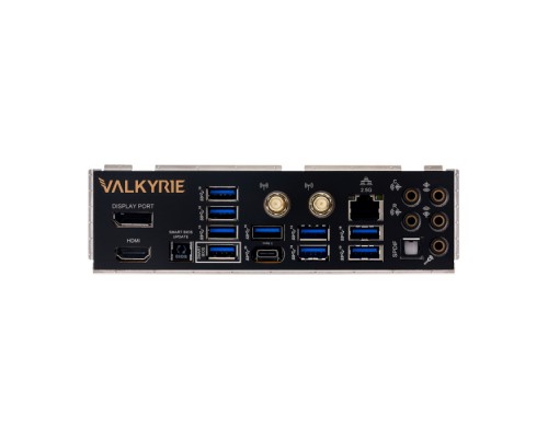 Материнская плата X670E VALKYRIE, Socket AM5, AMD X670, 4xDDR5-4800, HDMI+DP, 3xPCI-Ex16, 6xSATA3(RAID 0/1/10), 4xM.2, 8 Ch Audio, 1x2,5GLan, WiFi, (0+4)xUSB2.0, (9+2)xUSB3.2, (1+1)xUSB3.2 Type-C™, ATX, RTL