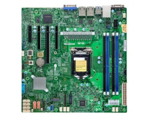 Материнская плата MBD-X12STL-F-B Intel® Xeon®  E-2300 Processor, 10th Generation Intel® Pentium® Processor, Single Socket LGA-1200 (Socket H5) supported,CPU supports Up to 95W TDP,Intel® C252,Up to 128GB Unbuffered ECC UDIMM,DDR4-3200MHz, in 4 DIMM s