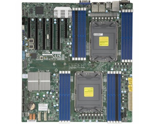 Материнская плата MBD-X12DPI-NT6-B 3rd Gen Intel® Xeon® Scalable processors Dual Socket LGA-4189 (Socket P+) supported, CPU TDP supports Up to 270W TDP, 3 UPI up to 11.2 GT/s,Intel® C621A,Up to 4TB RDIMM,DDR4-3200MHz Up to 4TB 3DS ECC LRDIMM,DDR4-320