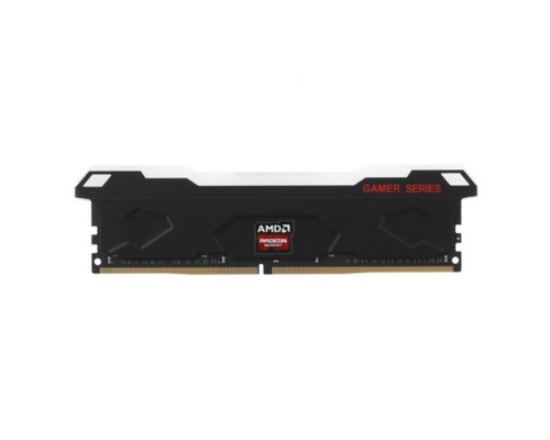 Оперативная память 8GB AMD Radeon™ DDR4 4000 DIMM R9 Gamers Series Black Gaming Memory R9S48G4006U2S-RGB Non-ECC, CL18, 1.35V, Heat Shield RGB, RTL (183771)