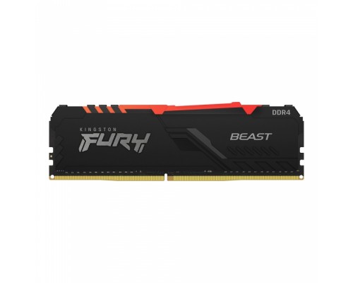 Оперативная память 32GB Kingston DDR4 2666 DIMM FURY Beast Black RGB Gaming Memory KF426C16BBA/32 Non-ECC, CL16, 1.2V, 2Gx8, RTL (319576)