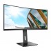 Монитор 34 AOC CU34P2C Black (VA, 3440x1440, HDMI+DP, 1 ms, 178°/178°, 300 cd/m, 50M:1 (3000:1), MM, Curved) (110105)