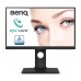 Монитор 23.8 BenQ GW2480T Black (IPS, 1920x1080, D-sub+HDMI+DP, 5 ms, 178°/178°, 250 cd/m, 1000:1 (12M:1), MM, Pivot, встр. БП, VESA), (079160)