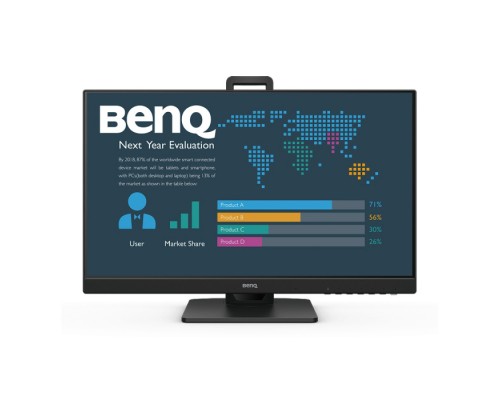 Монитор 23.8 BenQ BL2485TC Black (IPS, 1920x1080, HDMI+DP+USB Type C, 5 ms, 178°/178°, 250 cd/m, 1000:1, MM, Pivot) (086847)