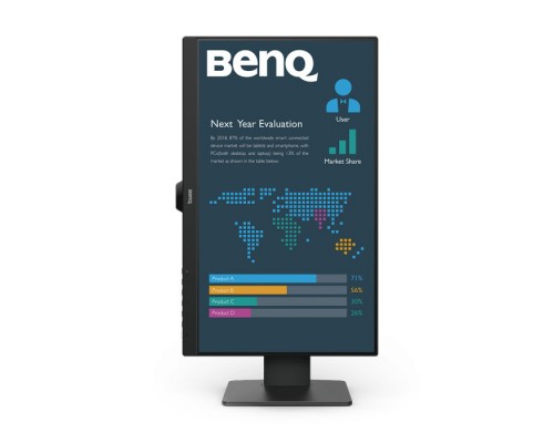 Монитор 23.8 BenQ BL2485TC Black (IPS, 1920x1080, HDMI+DP+USB Type C, 5 ms, 178°/178°, 250 cd/m, 1000:1, MM, Pivot) (086847)