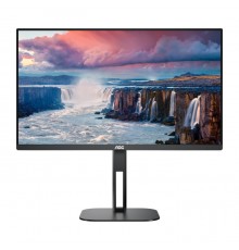 Монитор 23.8 AOC 24V5C Black (IPS, 1920x1080, HDMI+DP+USB Type C, 1 ms, 178°/178°, 300 cd/m, 20M:1 (1000:1), MM, Pivot) (140157)                                                                                                                          