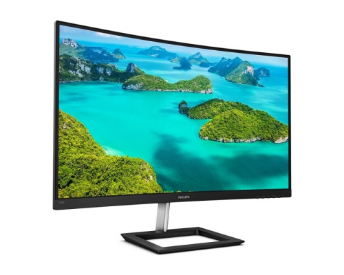 Монитор 31.5 PHILIPS 328E1CA (00/01) Black (VA, 3840x2160, HDMI+HDMI+DP, USB Hub, 4 ms, 178°/178°, 350 cd/m, 2500:1, MM, Curved) (758516)