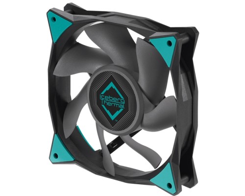 Вентилятор для корпуса Iceberg Thermal IceGALE Xtra 80mm TEAL 800 - 3000 RPM (MTTF 160,000) hours (IceGALE Xtra 80mm TEAL) (071093)