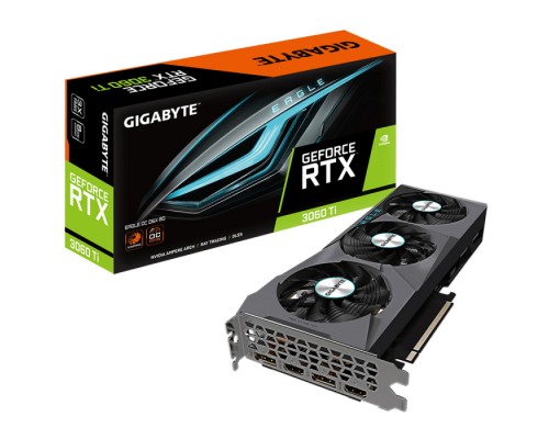 Видеокарта GIGABYTE RTX3060Ti EAGLE OC D6X GV-N306TXEAGLE OC-8GD