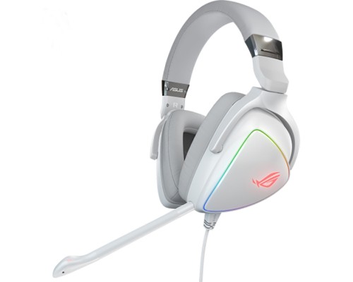 Гарнитура ROG DELTA WHITE Headset w/ Mic Wired (USB) 387g 20-40000Hz 50mm Drivers (448741)