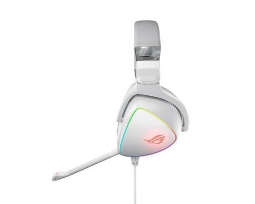 Гарнитура ROG DELTA WHITE Headset w/ Mic Wired (USB) 387g 20-40000Hz 50mm Drivers (448741)