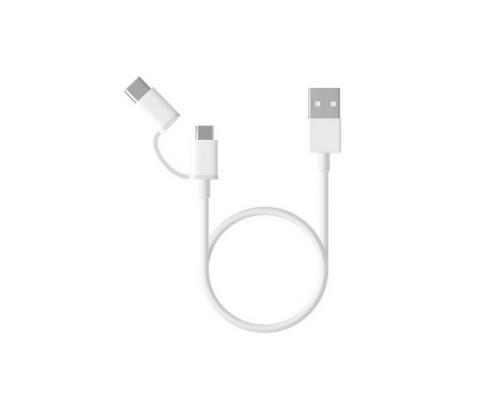 Кабель Xiaomi Mi 2-in-1 USB Cable Micro USB to Type C (100cm) X15303 (524911)